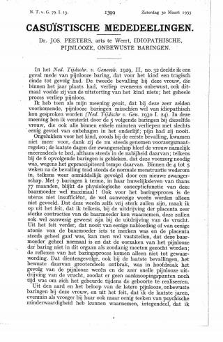 Eerste pagina van het artikel zoals het is gepubliceerd in het tijdschrift