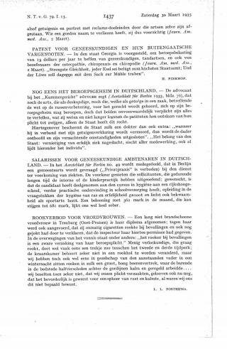 Eerste pagina van het artikel zoals het is gepubliceerd in het tijdschrift