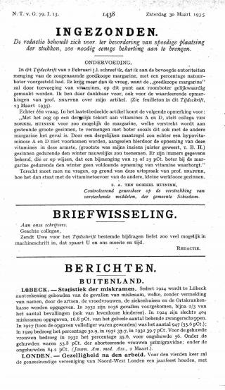 Eerste pagina van het artikel zoals het is gepubliceerd in het tijdschrift