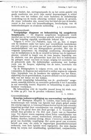 Eerste pagina van het artikel zoals het is gepubliceerd in het tijdschrift