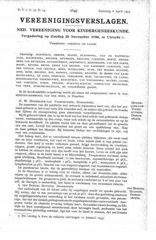 Eerste pagina van het artikel zoals het is gepubliceerd in het tijdschrift