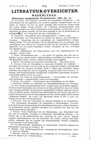 Eerste pagina van het artikel zoals het is gepubliceerd in het tijdschrift
