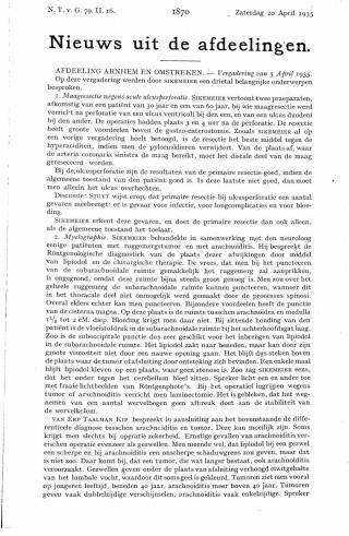 Eerste pagina van het artikel zoals het is gepubliceerd in het tijdschrift