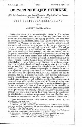 Eerste pagina van het artikel zoals het is gepubliceerd in het tijdschrift