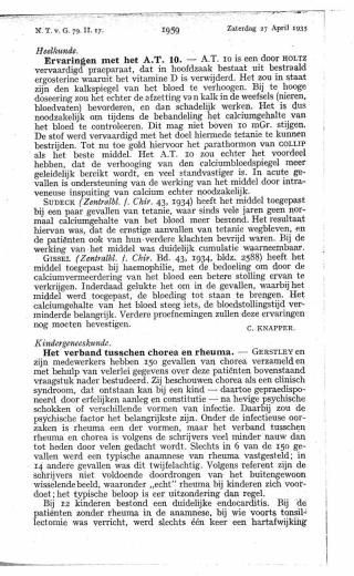 Eerste pagina van het artikel zoals het is gepubliceerd in het tijdschrift