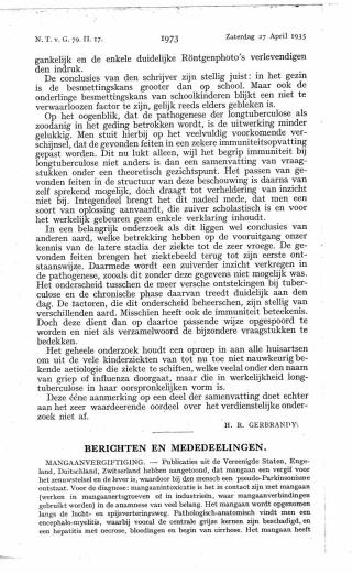 Eerste pagina van het artikel zoals het is gepubliceerd in het tijdschrift