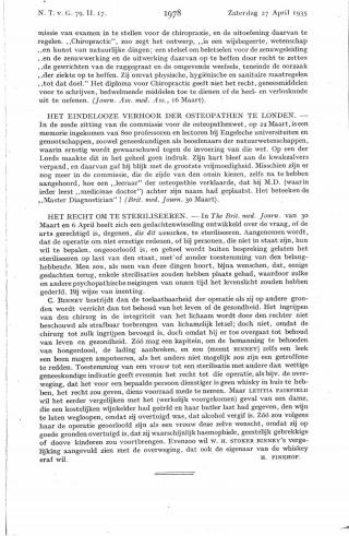 Eerste pagina van het artikel zoals het is gepubliceerd in het tijdschrift