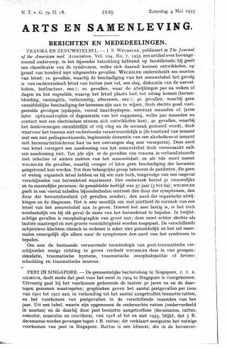 Eerste pagina van het artikel zoals het is gepubliceerd in het tijdschrift