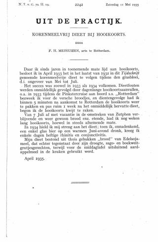 Eerste pagina van het artikel zoals het is gepubliceerd in het tijdschrift