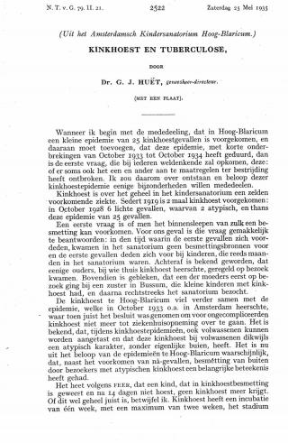 Eerste pagina van het artikel zoals het is gepubliceerd in het tijdschrift