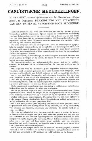 Eerste pagina van het artikel zoals het is gepubliceerd in het tijdschrift