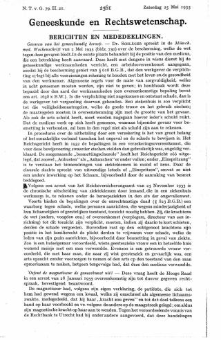Eerste pagina van het artikel zoals het is gepubliceerd in het tijdschrift