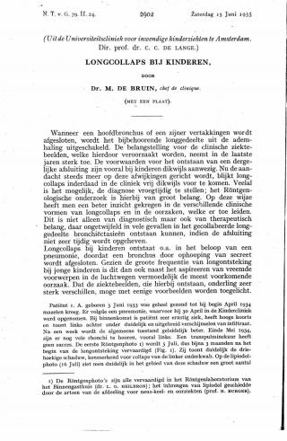 Eerste pagina van het artikel zoals het is gepubliceerd in het tijdschrift