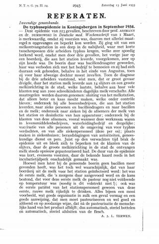 Eerste pagina van het artikel zoals het is gepubliceerd in het tijdschrift