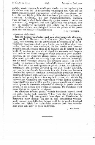 Eerste pagina van het artikel zoals het is gepubliceerd in het tijdschrift