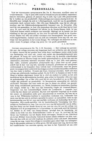 Eerste pagina van het artikel zoals het is gepubliceerd in het tijdschrift