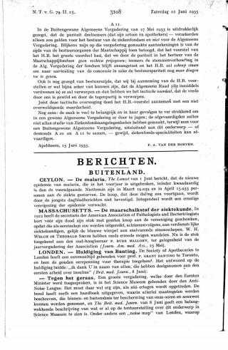 Eerste pagina van het artikel zoals het is gepubliceerd in het tijdschrift