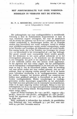 Eerste pagina van het artikel zoals het is gepubliceerd in het tijdschrift