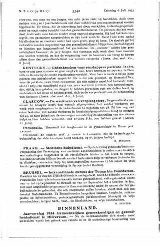 Eerste pagina van het artikel zoals het is gepubliceerd in het tijdschrift