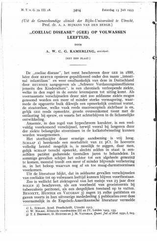 Eerste pagina van het artikel zoals het is gepubliceerd in het tijdschrift