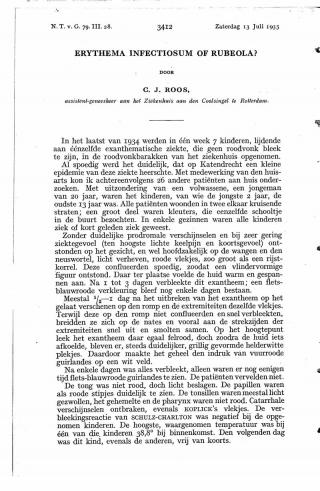 Eerste pagina van het artikel zoals het is gepubliceerd in het tijdschrift