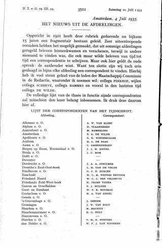 Eerste pagina van het artikel zoals het is gepubliceerd in het tijdschrift