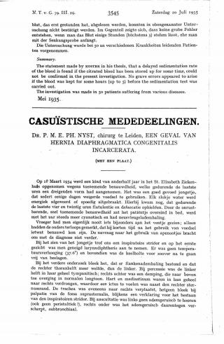 Eerste pagina van het artikel zoals het is gepubliceerd in het tijdschrift