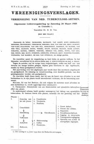 Eerste pagina van het artikel zoals het is gepubliceerd in het tijdschrift