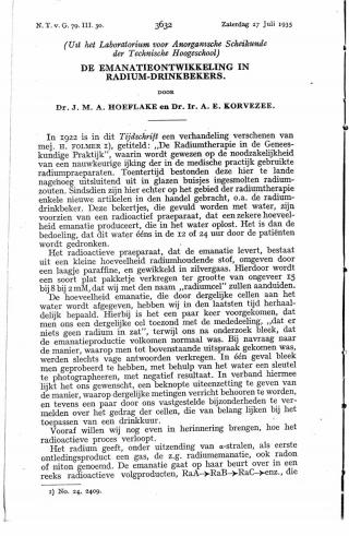 Eerste pagina van het artikel zoals het is gepubliceerd in het tijdschrift