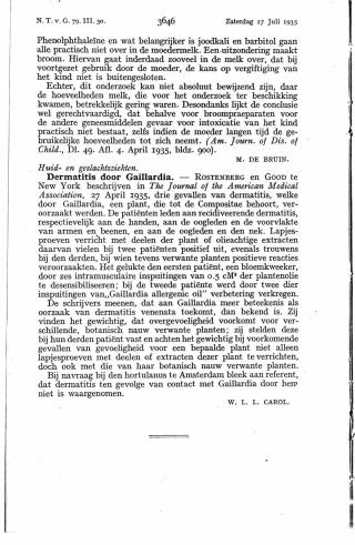 Eerste pagina van het artikel zoals het is gepubliceerd in het tijdschrift