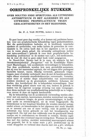 Eerste pagina van het artikel zoals het is gepubliceerd in het tijdschrift