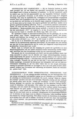 Eerste pagina van het artikel zoals het is gepubliceerd in het tijdschrift