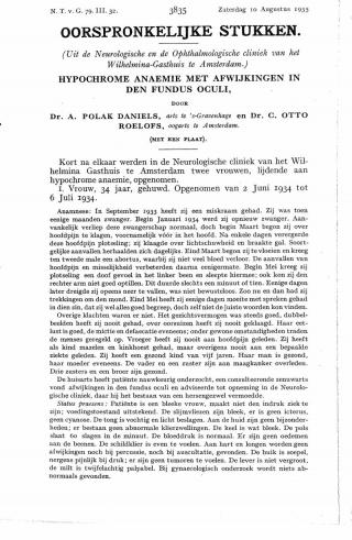 Eerste pagina van het artikel zoals het is gepubliceerd in het tijdschrift