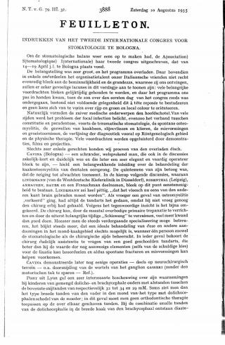 Eerste pagina van het artikel zoals het is gepubliceerd in het tijdschrift