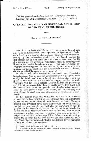 Eerste pagina van het artikel zoals het is gepubliceerd in het tijdschrift