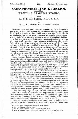 Eerste pagina van het artikel zoals het is gepubliceerd in het tijdschrift