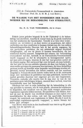 Eerste pagina van het artikel zoals het is gepubliceerd in het tijdschrift