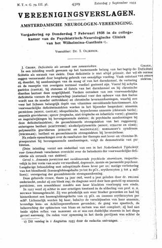 Eerste pagina van het artikel zoals het is gepubliceerd in het tijdschrift