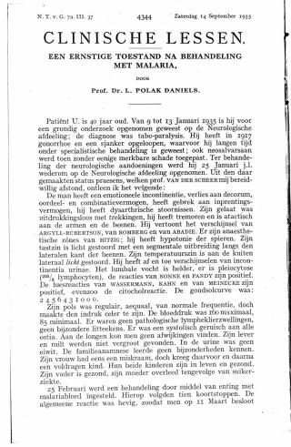 Eerste pagina van het artikel zoals het is gepubliceerd in het tijdschrift