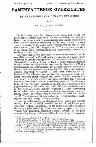 Eerste pagina van het artikel zoals het is gepubliceerd in het tijdschrift