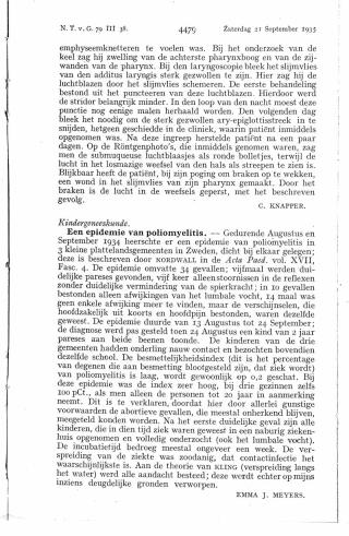 Eerste pagina van het artikel zoals het is gepubliceerd in het tijdschrift