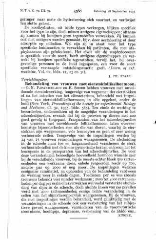 Eerste pagina van het artikel zoals het is gepubliceerd in het tijdschrift