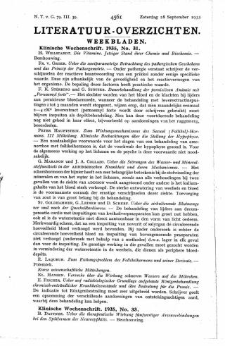 Eerste pagina van het artikel zoals het is gepubliceerd in het tijdschrift