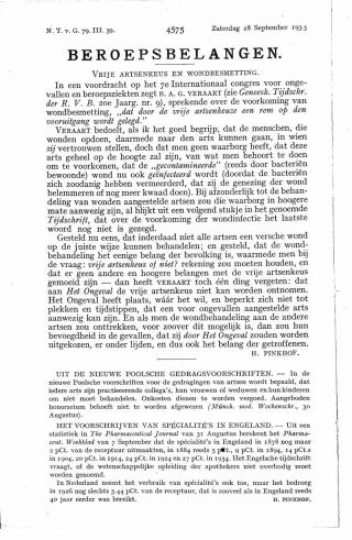 Eerste pagina van het artikel zoals het is gepubliceerd in het tijdschrift