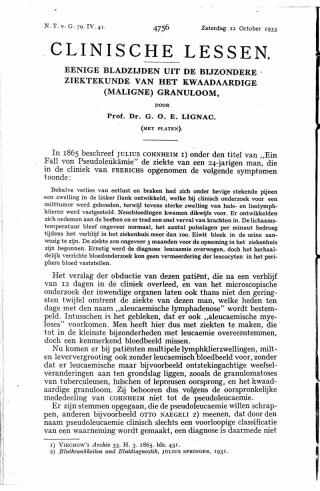 Eerste pagina van het artikel zoals het is gepubliceerd in het tijdschrift