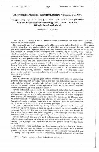 Eerste pagina van het artikel zoals het is gepubliceerd in het tijdschrift