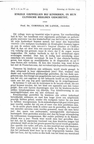 Eerste pagina van het artikel zoals het is gepubliceerd in het tijdschrift