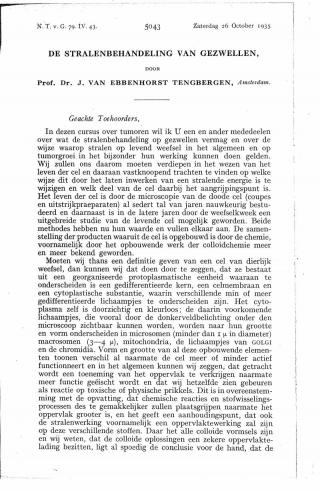 Eerste pagina van het artikel zoals het is gepubliceerd in het tijdschrift