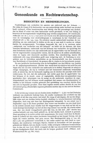 Eerste pagina van het artikel zoals het is gepubliceerd in het tijdschrift