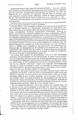 Eerste pagina van het artikel zoals het is gepubliceerd in het tijdschrift